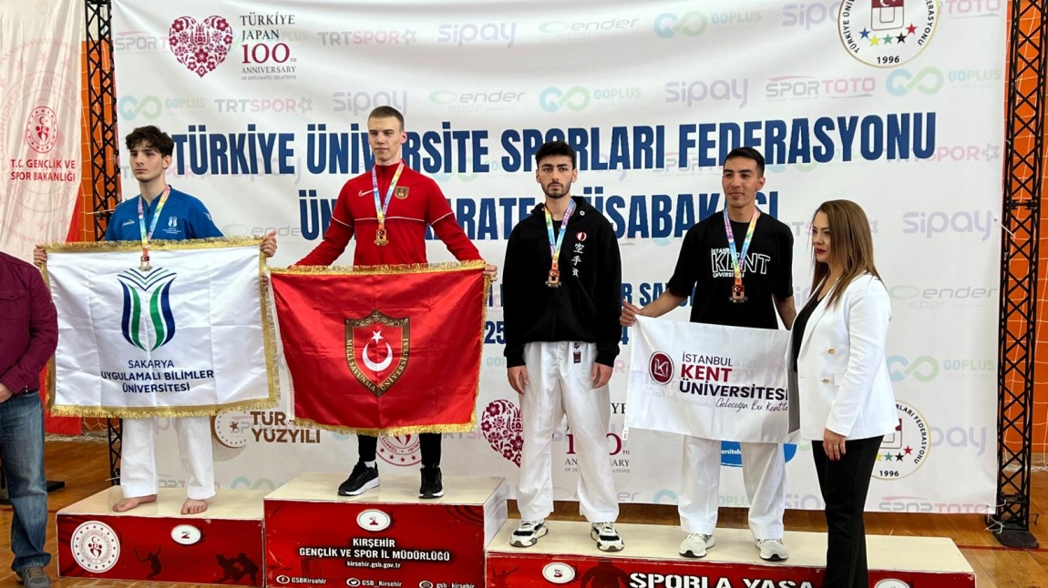 Karete branşı Türkiye şampiyonasında Türkiye 3.sü olan Fuat Demirel öğretmenimizi tebrik ederiz.